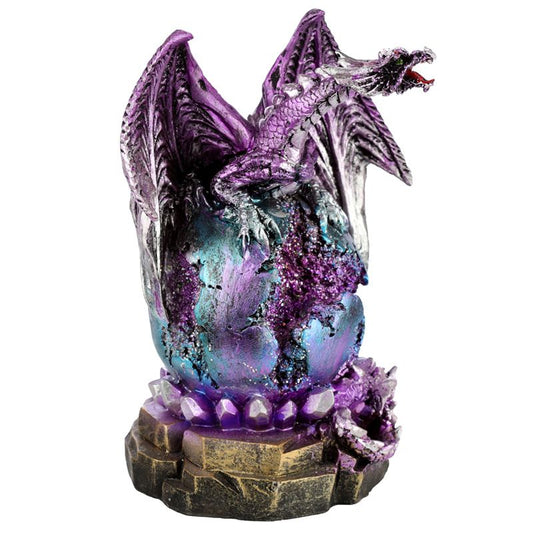 Dark Legends LED Geode Plinth Dragon Egg - Purple