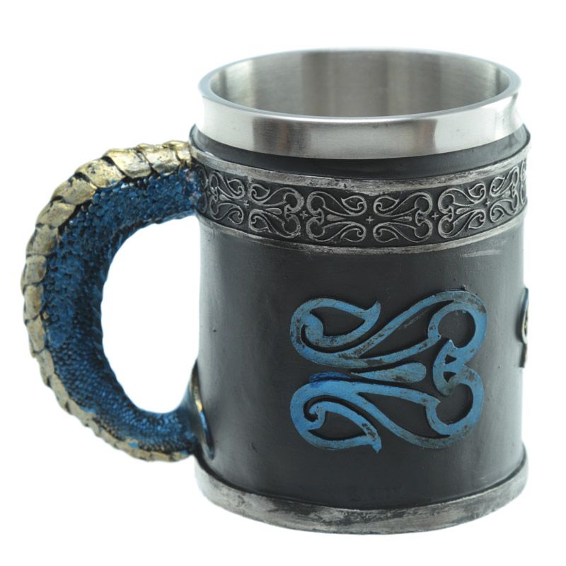 Decorative Dark Legends Dragon Tankard - Blue