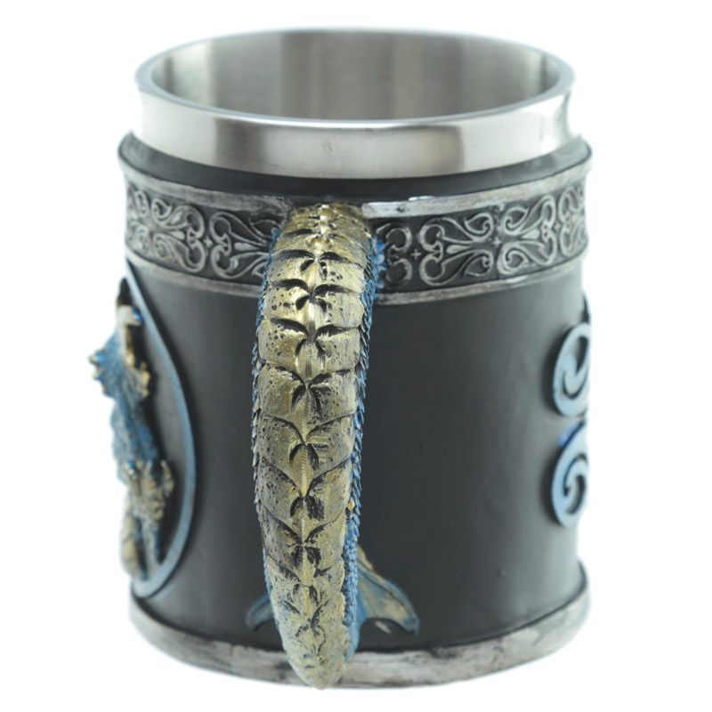 Decorative Dark Legends Dragon Tankard - Blue