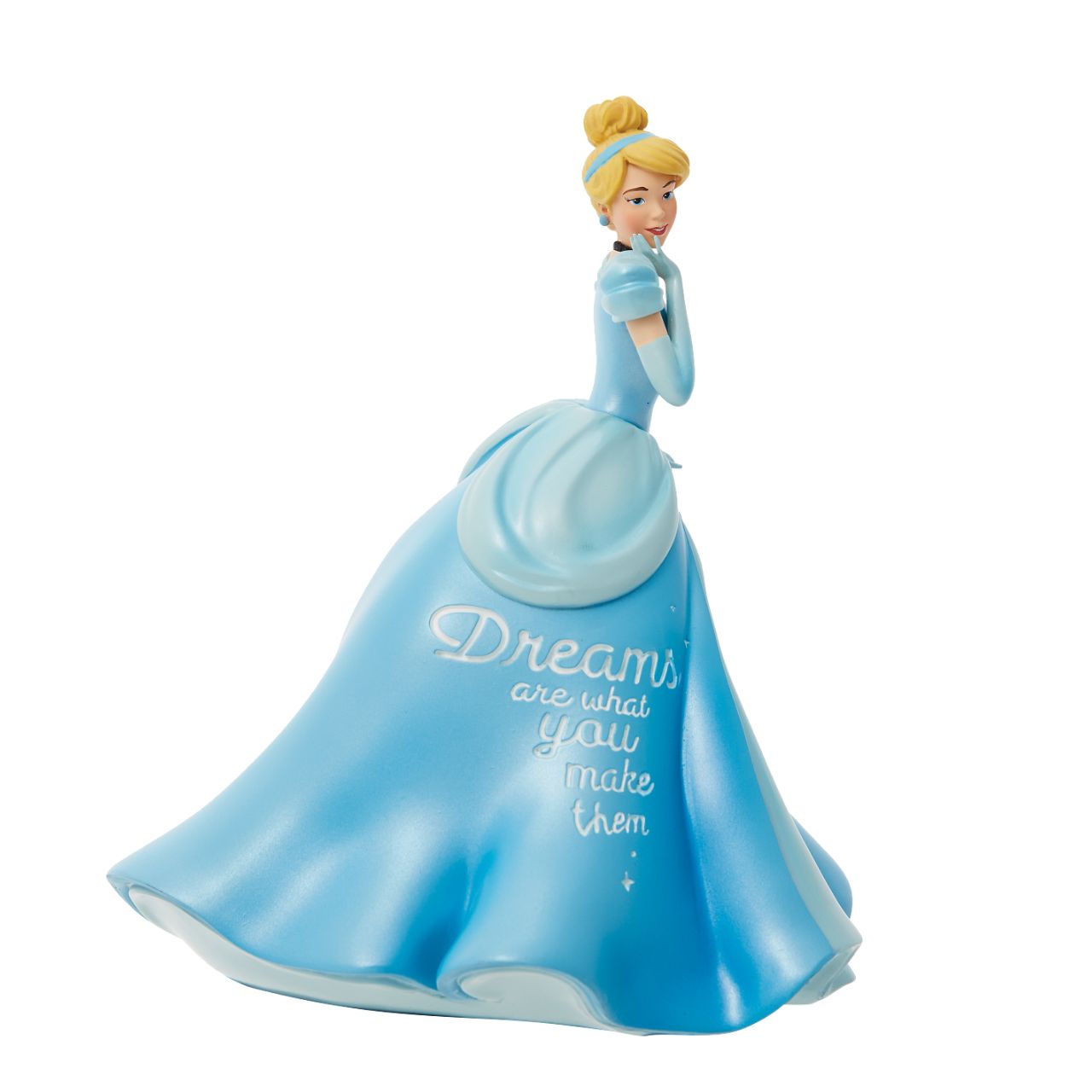 Disney Cinderella Princess Expression Figurine  Cinderella Princess Expression Figurine. Each piece is hand painted and slight colour variations are to be expected which makes each piece unique. Supplied in branded gift box. Not a toy or children's product. Intended for adults only.