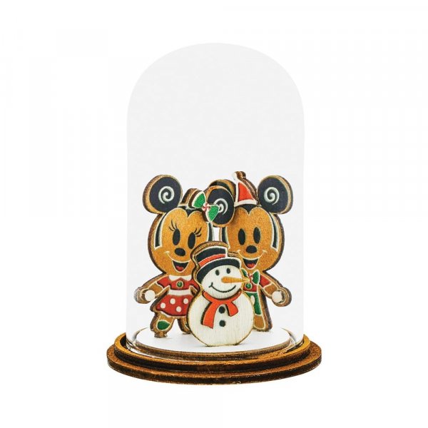 Disney Mickey & Minnie Mouse with Snowman Figurine - Making Friends
