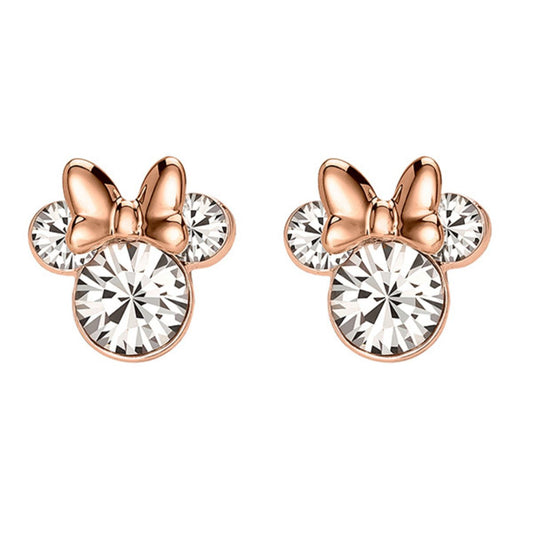 Disney Minnie Mouse Two-Tone Sterling Silver Earrings 