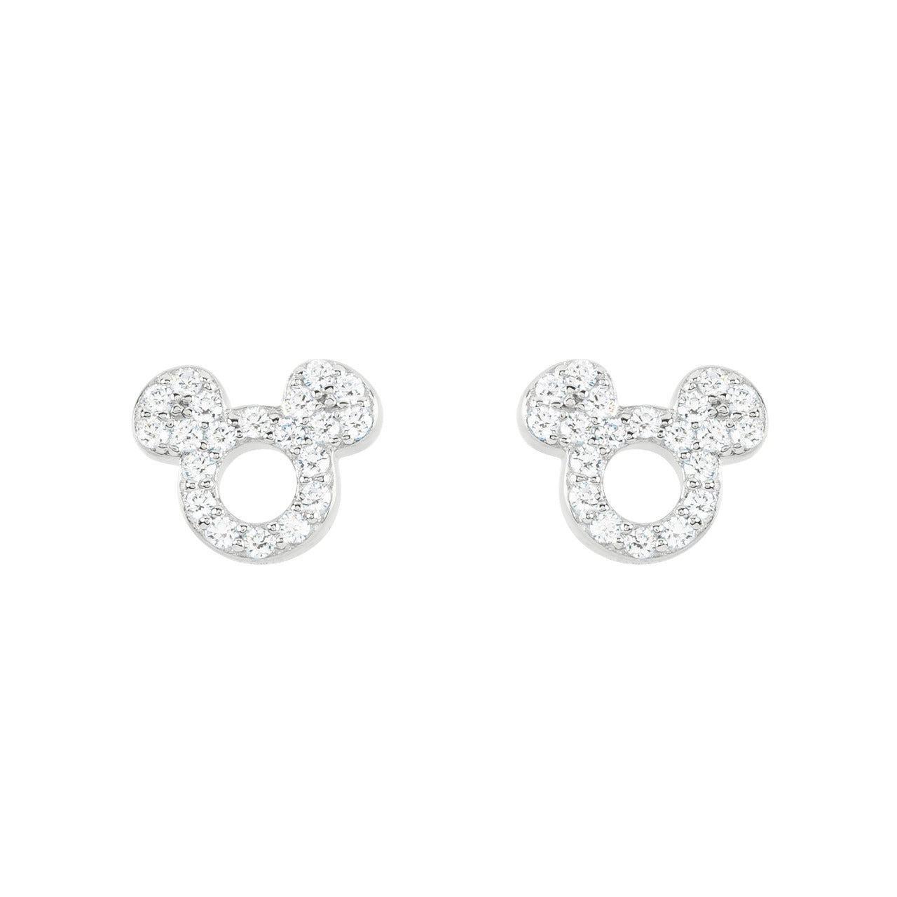 Disney Minnie Mouse Sterling Silver Stone Set Earrings