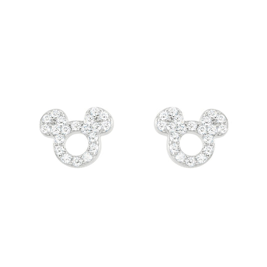 Disney Minnie Mouse Sterling Silver Stone Set Earrings