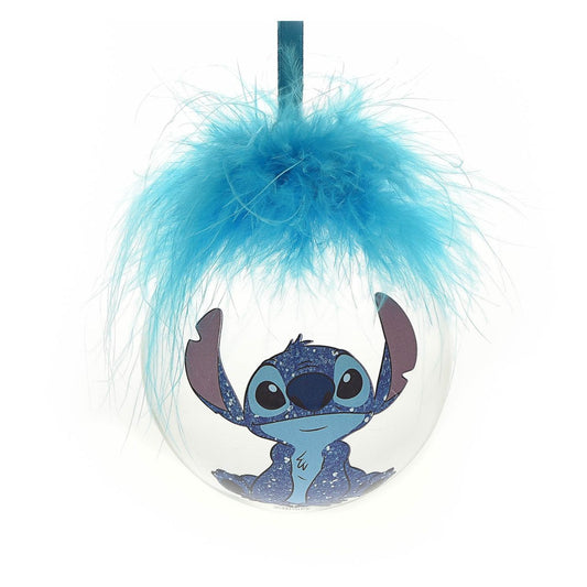 Disney Stitch Feather Christmas Bauble  Say Aloha to Christmas this year with this Stitch themed Disney Glass bauble, ideal for any little Lilo and Stitch enthusiasts in your life.