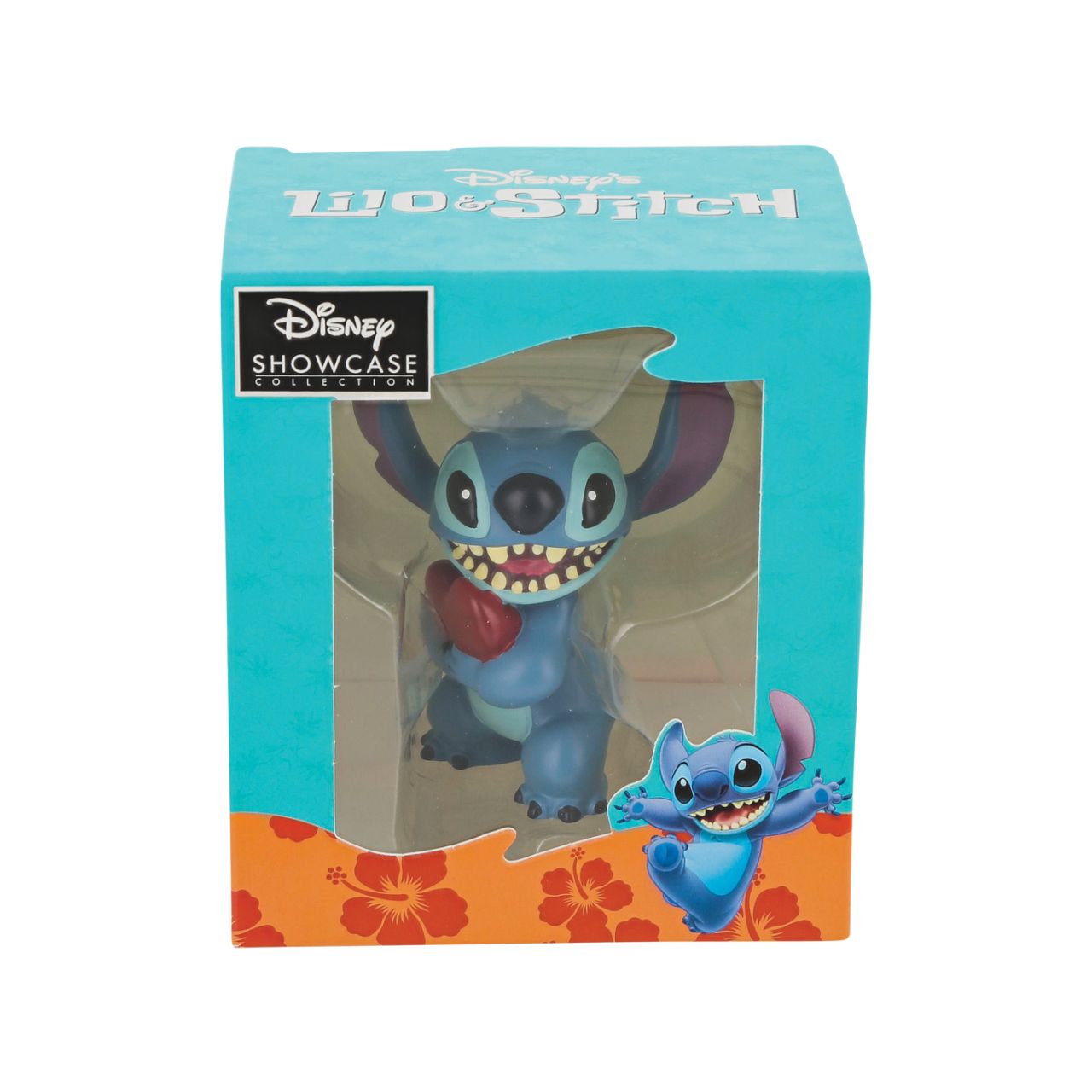 Stitch Heart Figurine  Just when the creators of Experiment 626 thought he was incapable of love, Stitch learned all about how to love from his best friend Lilo. This irresistible extra-terrestrial is the perfect addition to your 'ohana.