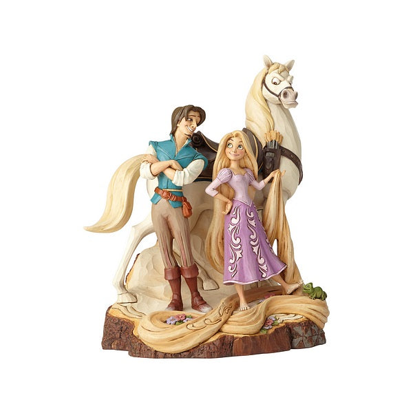 Live Your Dream (Carved by Heart Tangled Figurine)  After a daring, narrow escape, Tangled's Rapunzel and Flynn Rider are determined to live their dreams - they'll soon discover their new dreams are each other. 