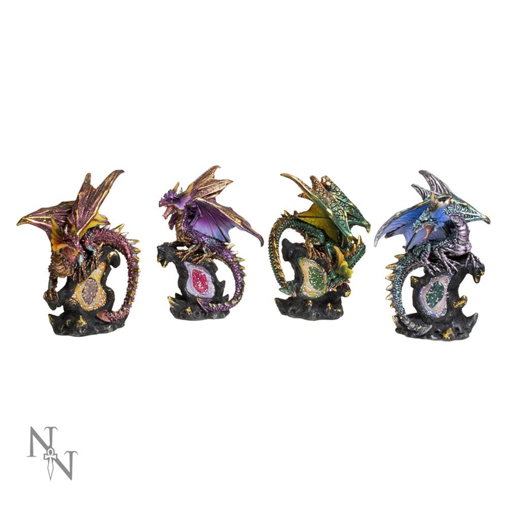 Nemesis Now Dragon Crystal Protector Purple
