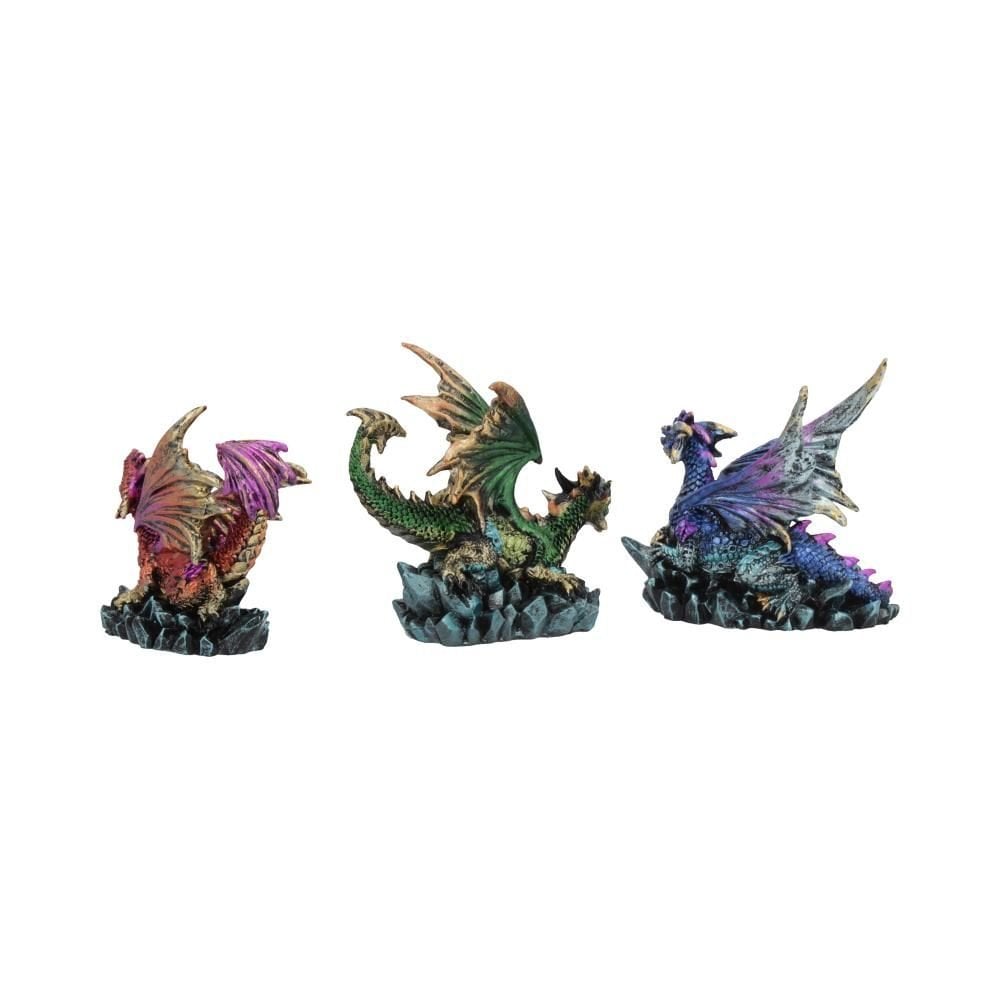 Dragon Rock Protectors Figurines Purple