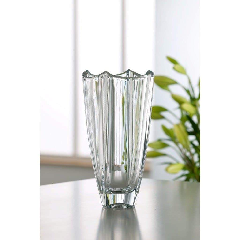 Galway Crystal Dune 10" Square Vase