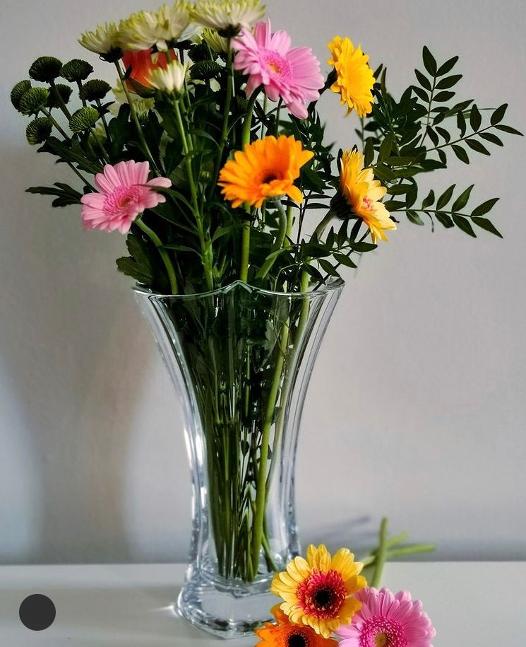 Galway Crystal Dune 12" Waisted Vase