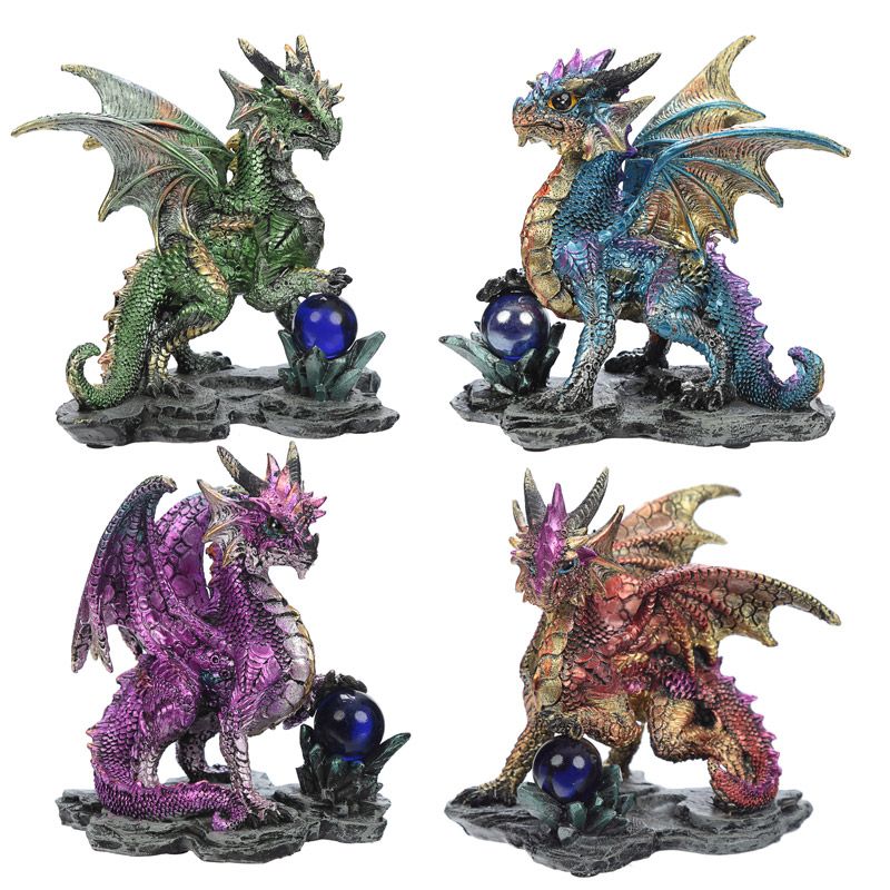 Enchanted Nightmare Dragon - Crystal Rock Soothsayer - Purple