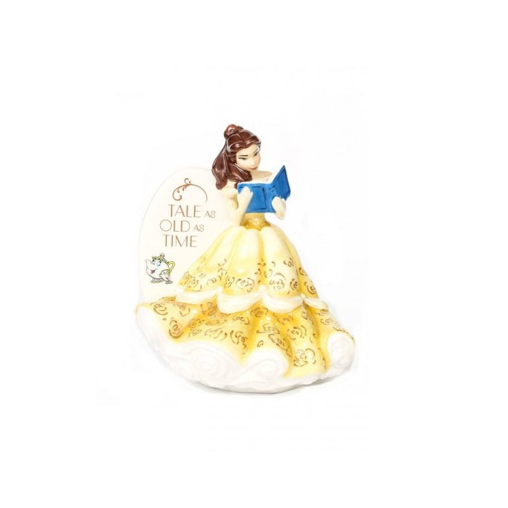 English Ladies Company Disney Belle Flatback Figure  This delightful new series of flatback figurines are the perfect way to increase your collection. Flatbacked to hang on your wall or to take less room on the shelf – so you can fit more on!