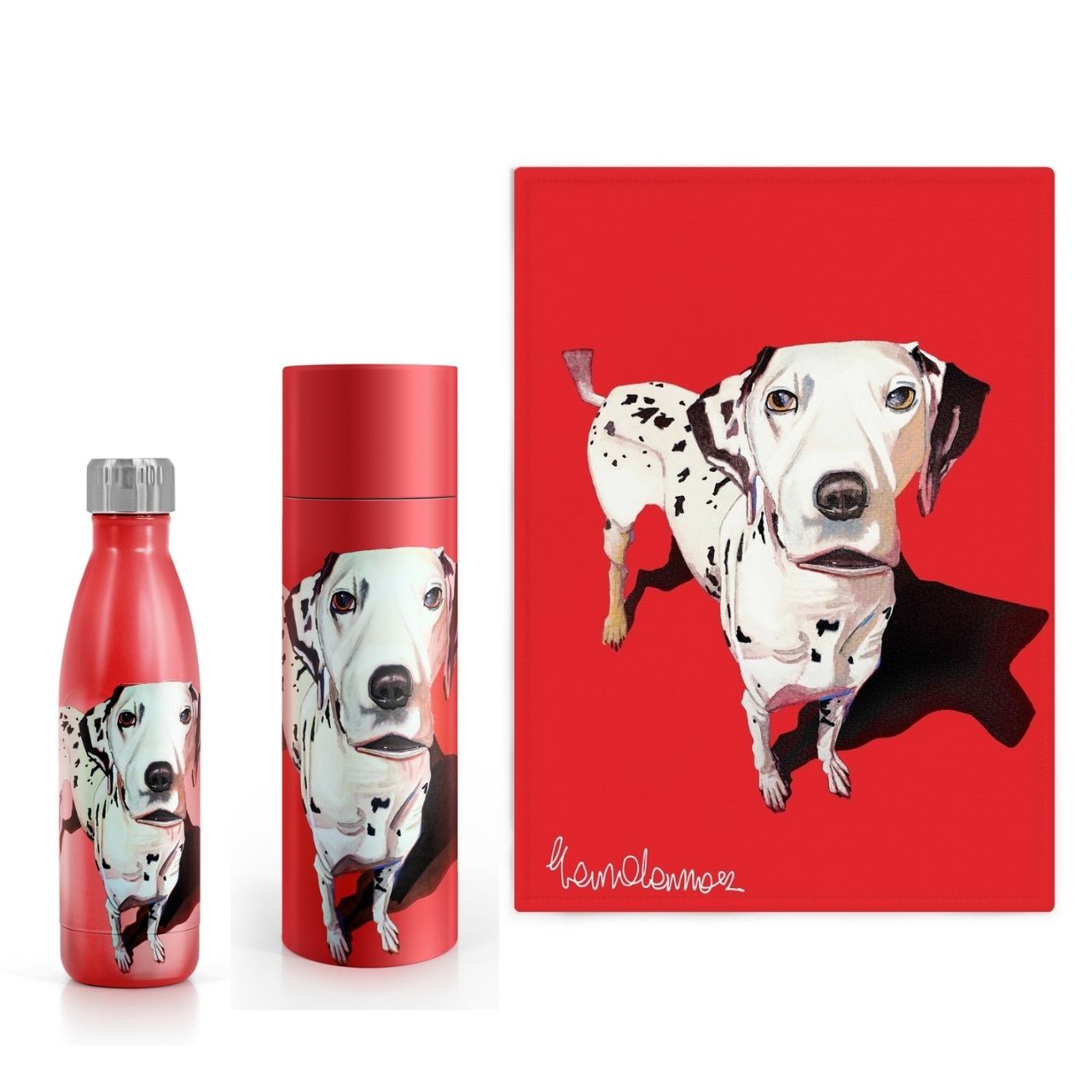 Eoin O'Connor Mutz Water Bottle - Cruella  Tipperary Crystal are delighted to present the Mutz Collection by Irish artist Eoin O'Connor