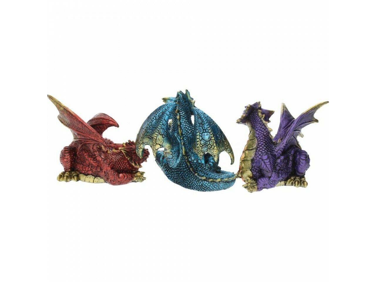 Nemesis Now Fierce Friends Dragon Figurine Purple