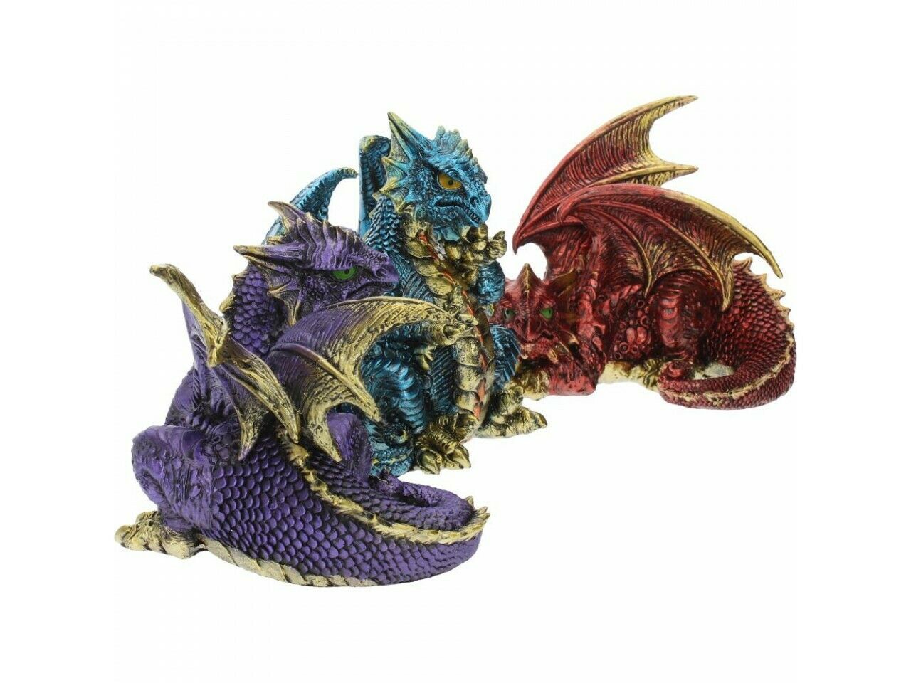 Nemesis Now Fierce Friends Dragon Figurine Purple