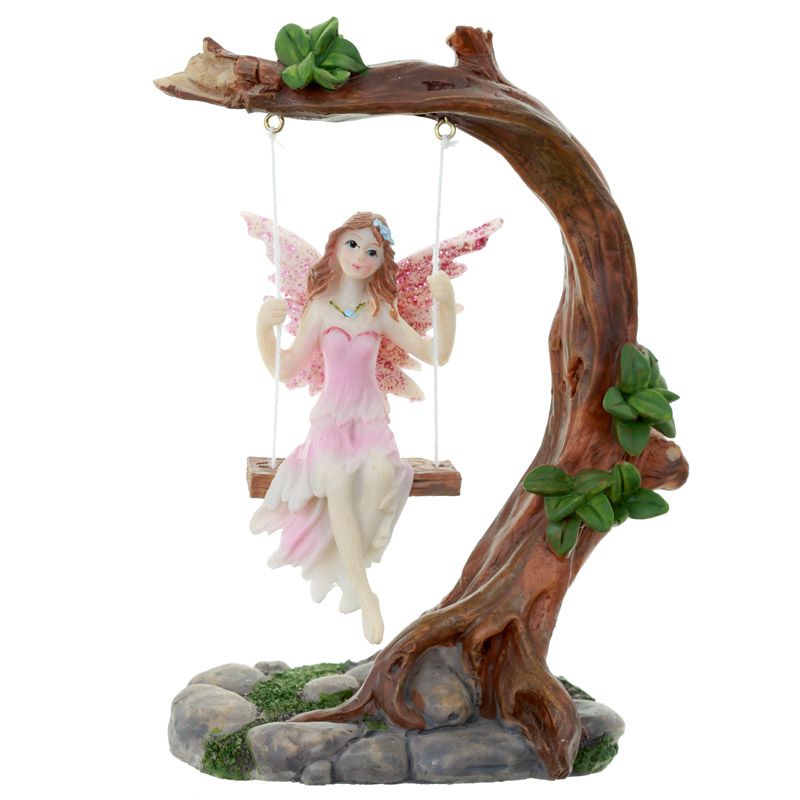 Flower Fairy Swing Figurine