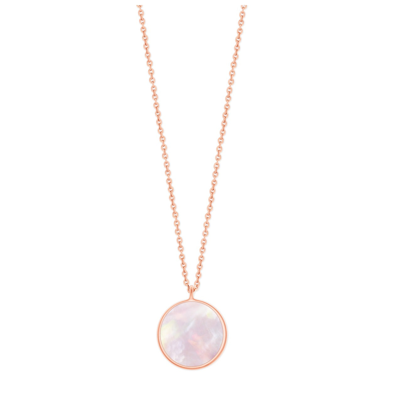 Tipperary Crystal Full Moon Pendant - Rose Gold