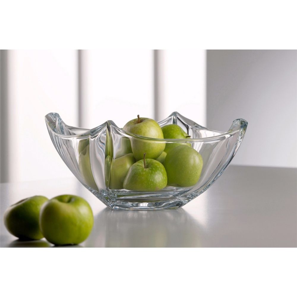 Galway Crystal Dune 10" Bowl  The Dune 10 Bowl's elegant design is influenced by the soft flowing lines of the sand dunes of Ireland's beautiful coastline. It can be used as a fruit bowl or as a centerpiece on your dining table.