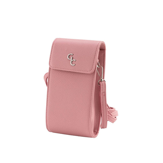 Galway Crystal Mini Cross Body Bag - Rose Pink  Introducing the new must have accessory that is truly functional. Our Light weight, Slim, Sleek, Crossbody bag is designed to hold the most essential accessory: Your mobile phone. There is nothing more liberating than carrying a lightweight bag that carries your essentials.