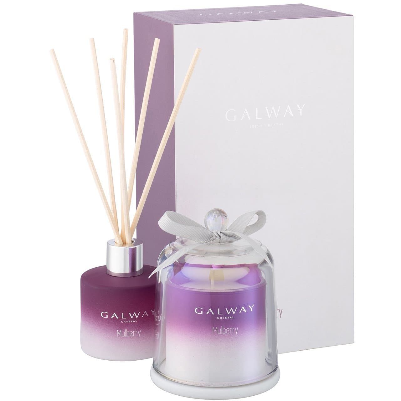 Galway Crystal Mulberry Gift Set