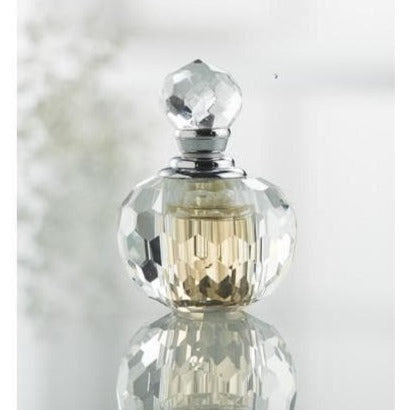 Galway Crystal Savoy Mini Perfume Bottle Clear