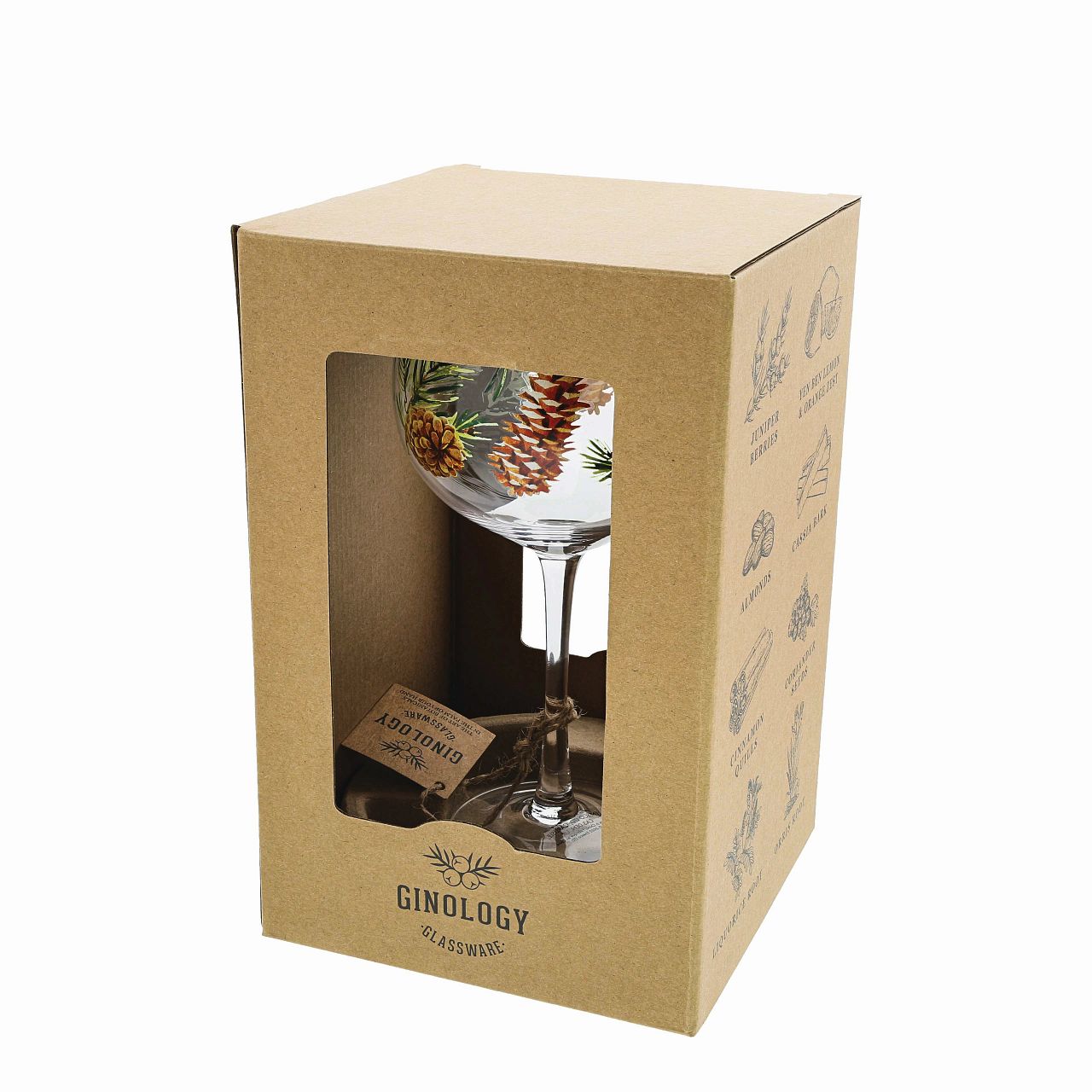 Pinecone Copa Gin Glass  Pinecones spread throughout our Christmas décor in our homes so why not take it a step further with our new Pinecone Copa Gin glass. 