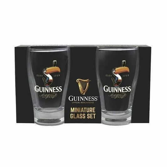 Guinness Mini Toucan Pint Glass Shot Glass Size