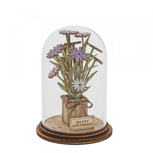 Happy Anniversary Flower Figurine  Celebrate an anniversary with this beautiful floral gift. 