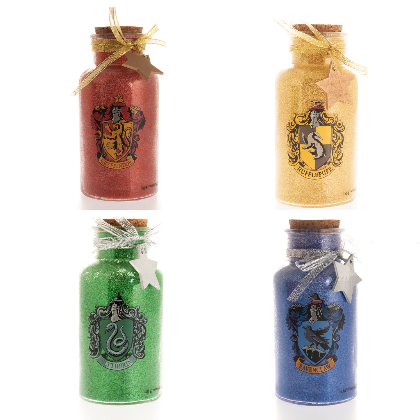 Harry Potter LED Light Up Glass Jar Houses - Gryffindor