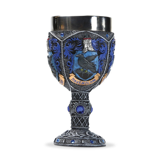 Harry Potter Ravenclaw Decorative Goblet  Wit beyond measure is man's greatest treasure is an ethos that the Ravenclaw house students live by. As Ravenclaws prize wit, learning, and wisdom.