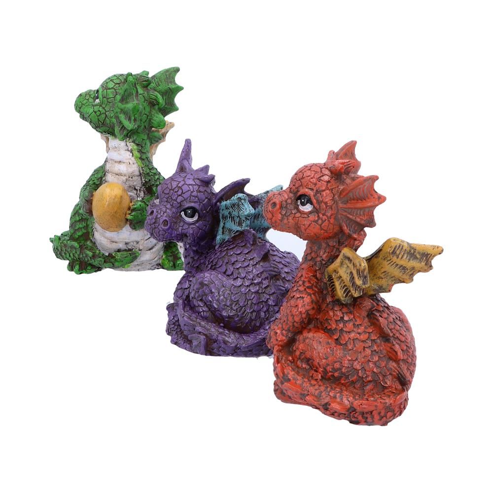 Nemesis Now Hatchling Small Dragonling Ornament Red