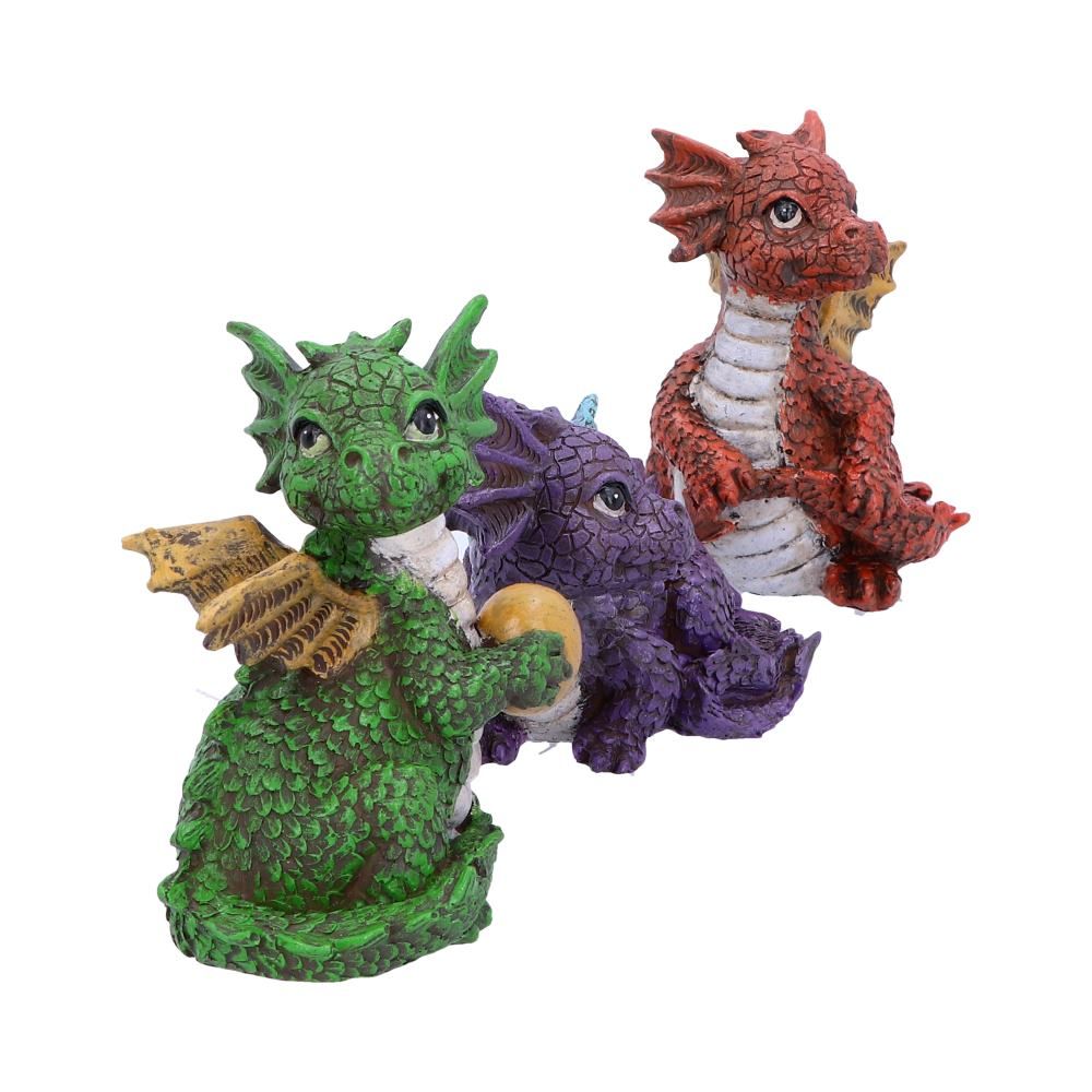 Hatchling Small Dragonling Ornament Purple