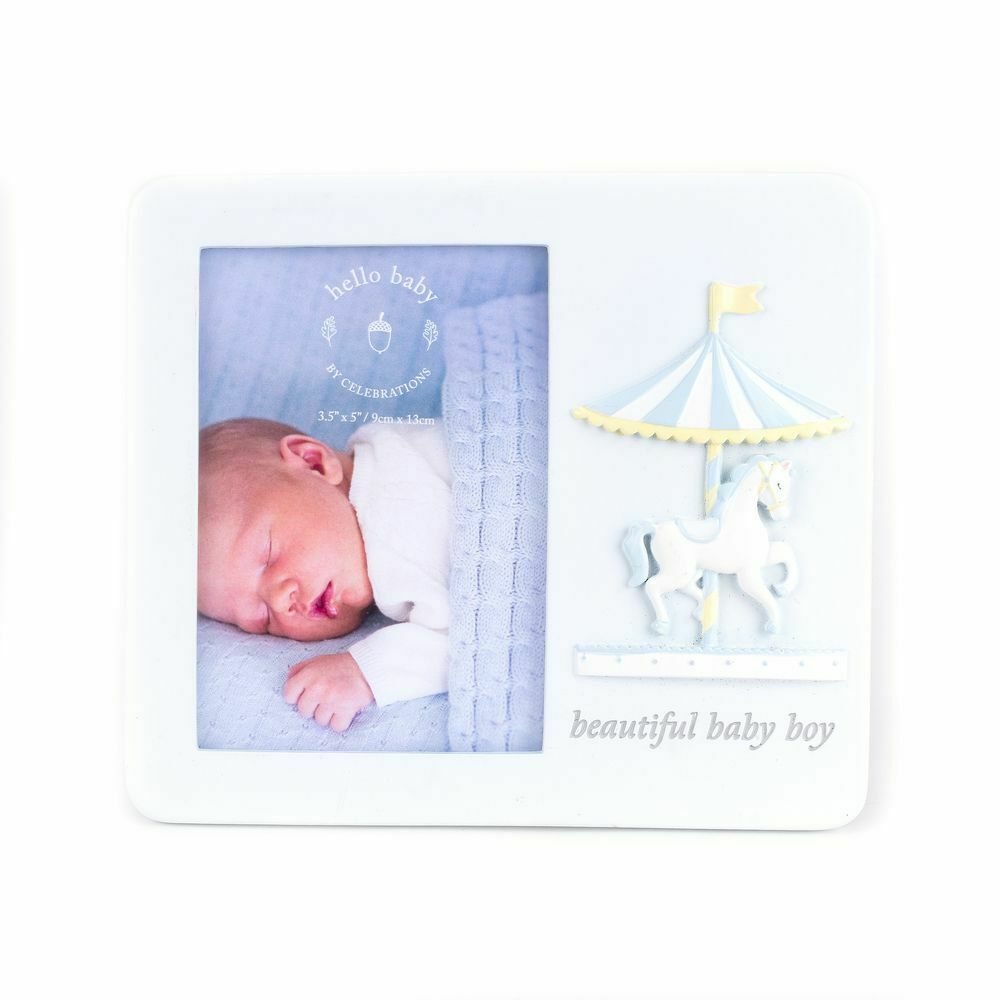 Hello Baby Frame Carousel Design 'Baby Boy'
