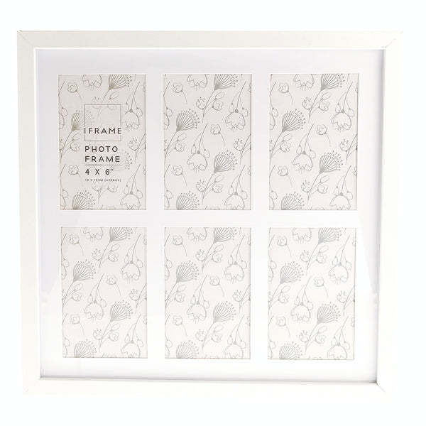 iFrame Multi Aperture Frame 6 x 4" x 6" White