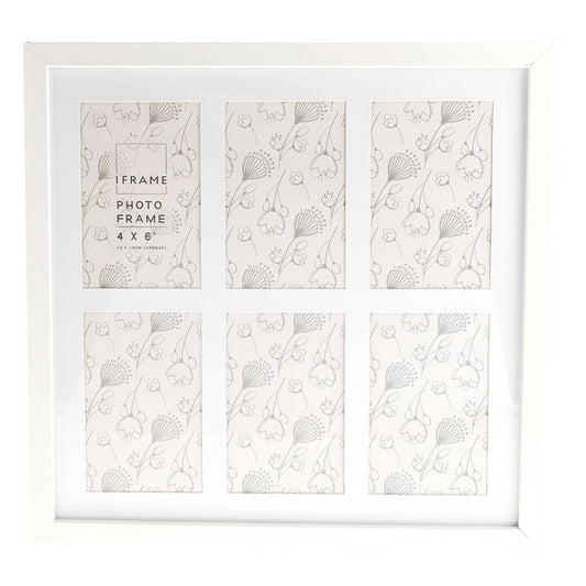 iFrame Multi Aperture Frame 6 x 4" x 6" White