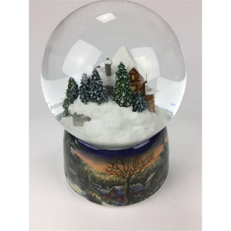 Musicboxworld Snow Globe Sledge  Snow globe is a beautiful Christmas decoration that is treasured by people of all ages that captures the the magical moments of Christmas.