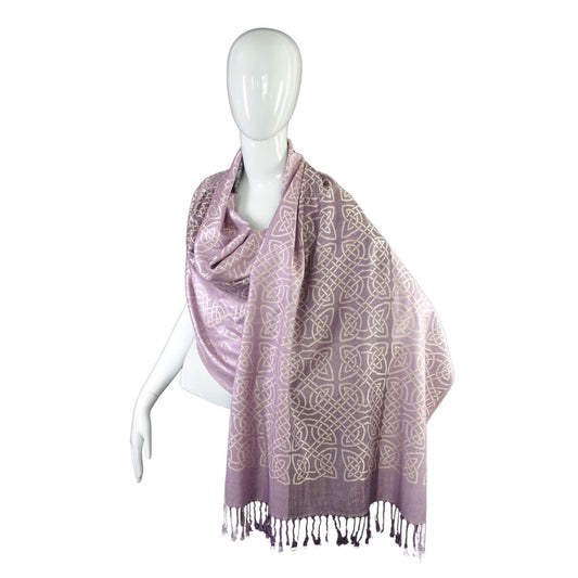 Mulligans Ireland Inis Cealtra Celtic Pashmina Shawl  Named after the islands of Ireland, and inspired by their stories and history, our Island Range of shawls and scarves is a fusion of modern Irish design and colour palette together with the traditional Celtic knot weave or ‘snaidhm celtic’ in Irish/Gaelic.