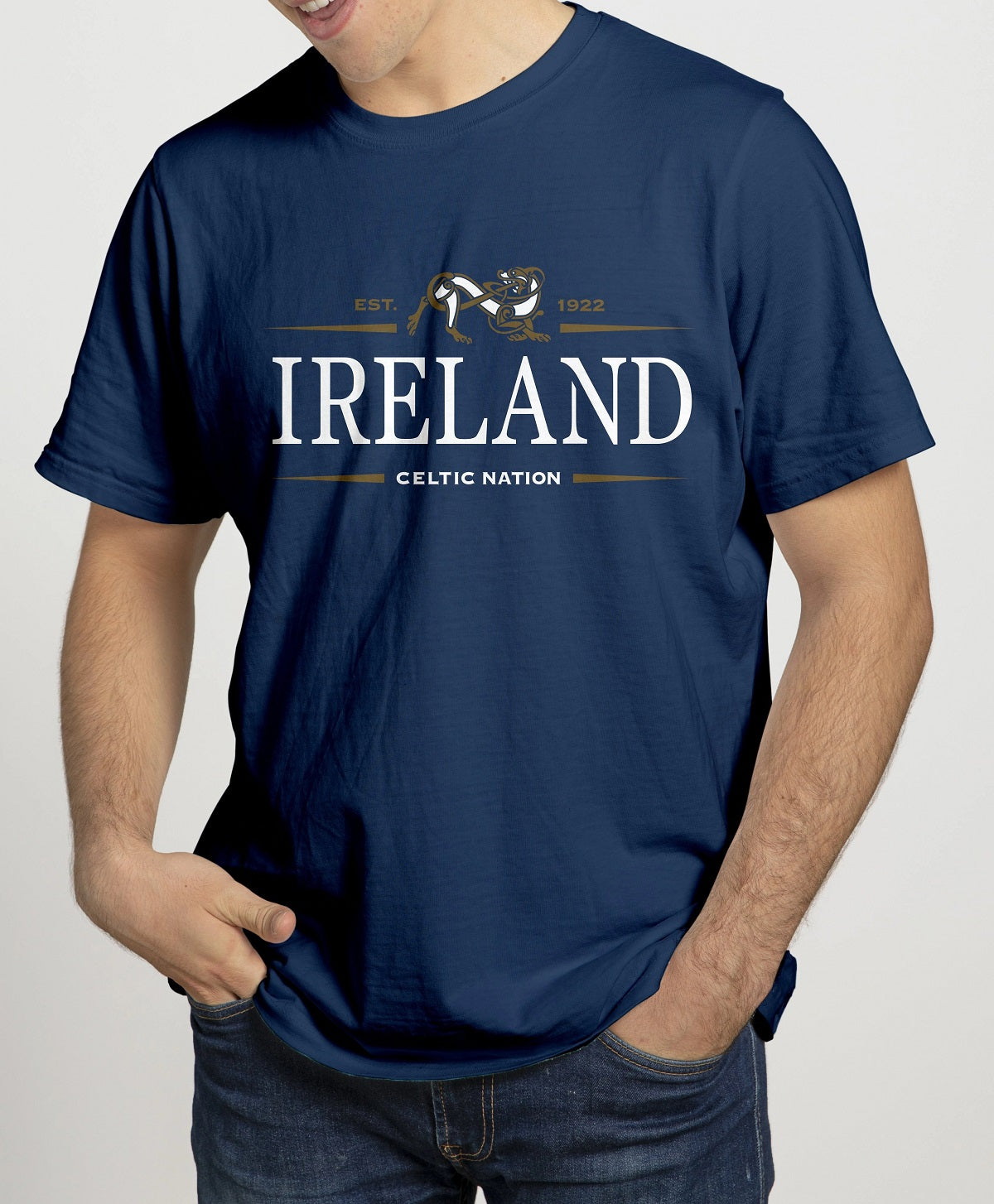 Cara Craft Ireland Celtic Nation T-shirt Navy