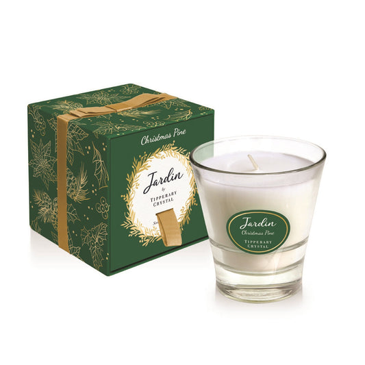 Tipperary Crystal Jardin Collection Christmas Candle - Christmas Pine - NEW 2021  Transport yourself to a special place with the perfect fragrance for your home. Our scented candles will transform any room and will certainly set the right mood.
