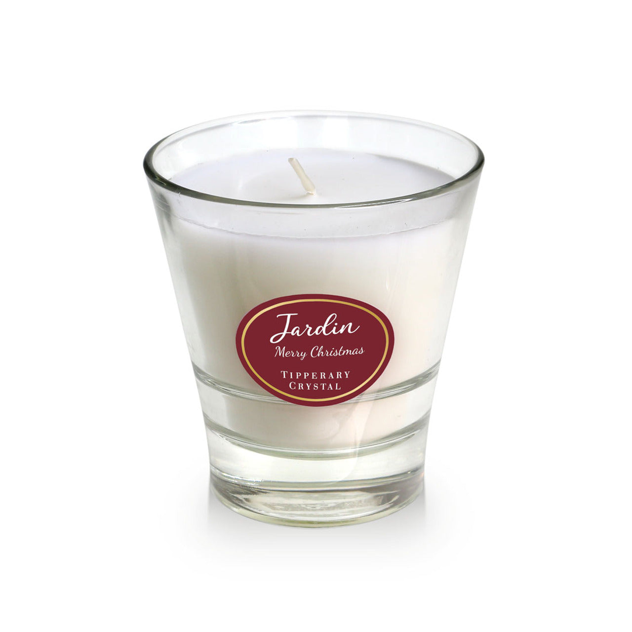 Tipperary Crystal Jardin Christmas Candle - Merry Christmas - NEW 2021  Transport yourself to a special place with the perfect fragrance for your home. Our scented candles will transform any room and will certainly set the right mood.