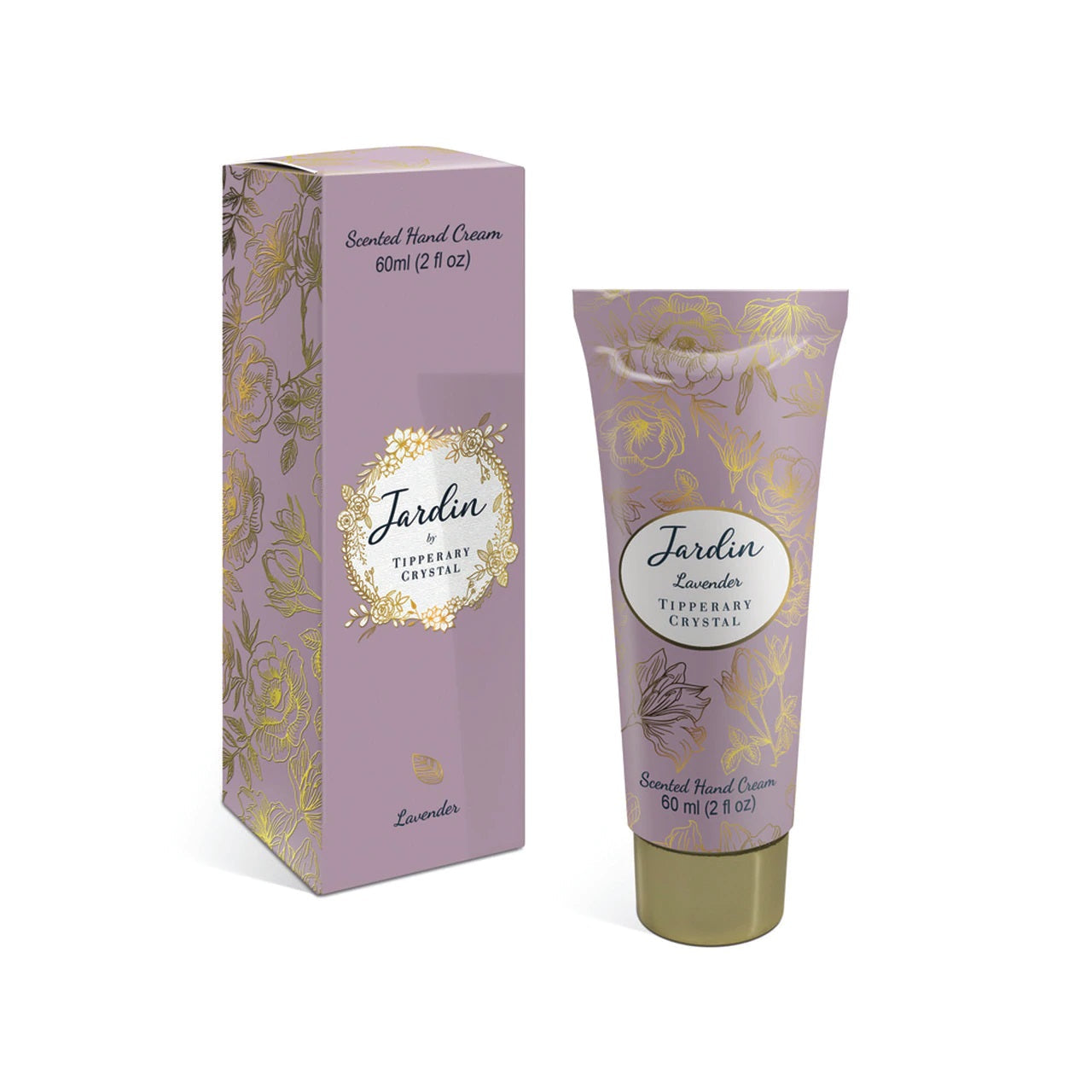 Tipperary Crystal Jardin Handcream - Lavender  Gorgeous Jardin handcreams from Tipperary Crystal are the ultimate pampering treats and would make a lovely gift for someone special. They come presented in a beautiful box. 