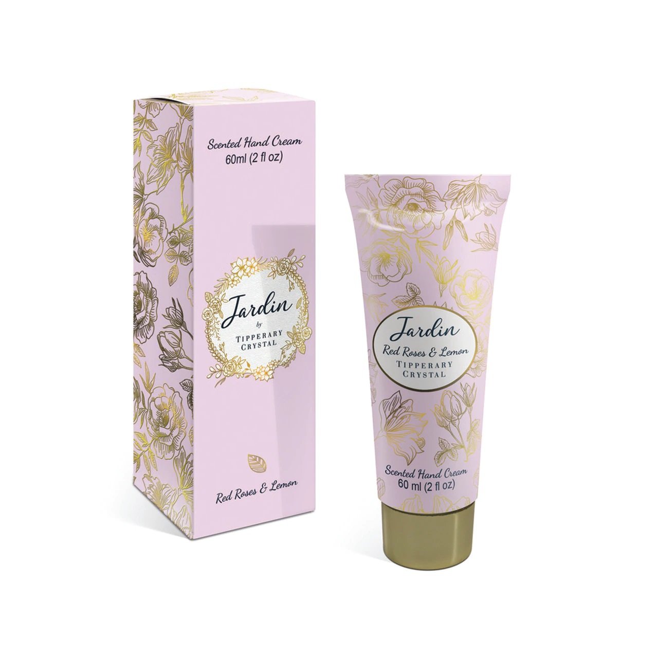Tipperary Crystal Jardin 60Ml Handcream - Red Roses & Lemon