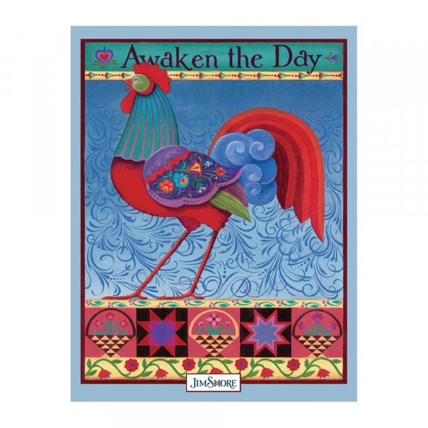 Awaken the Day Lined Journal  A stunning hardcover journal, perfect for self expression and reflection, featuring original cover art by legendary artist; Jim Shore.