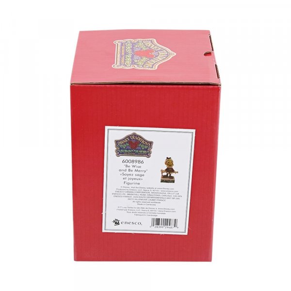 Jim Shore Disney Traditions Christmas Jiminy Cricket Figurine