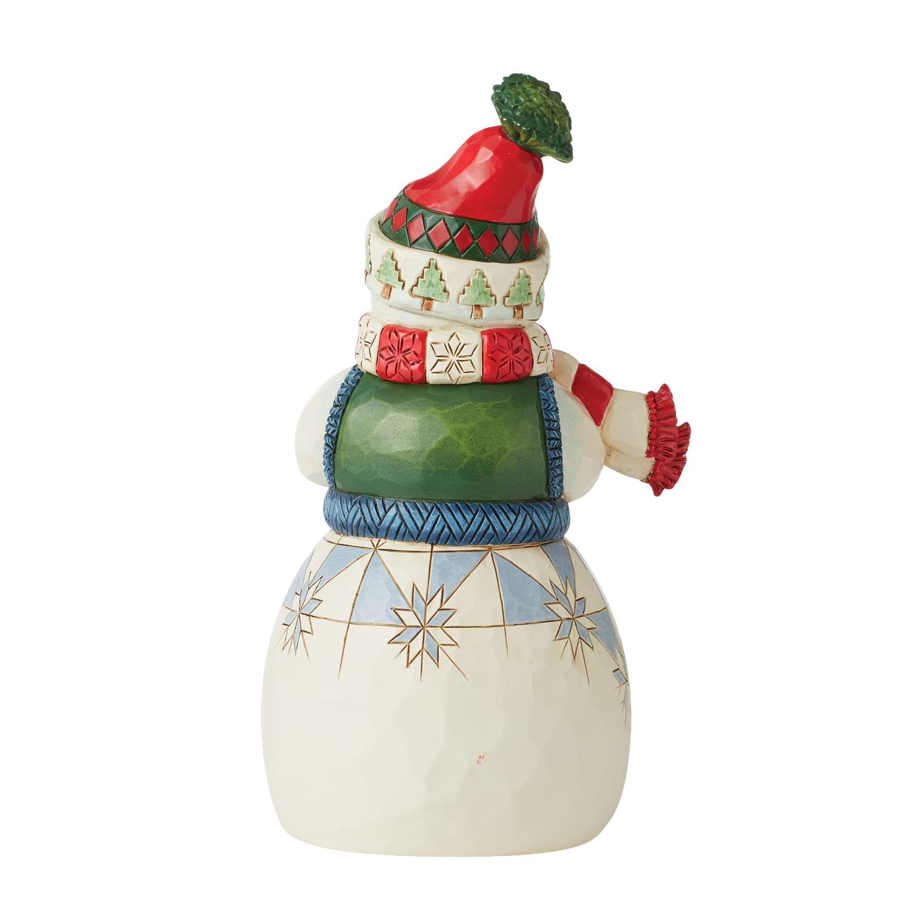 Jim Shore Cozy Snowman Figurine  Brightly Dressed in his warm winter wear this 2022 Hallmark Exclusive snowman enjoys a delicious steaming cup of cocoa with marshmallows on top to shield against the winter chill.
