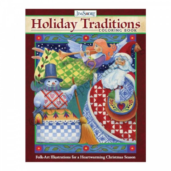 jim-shore-holiday-traditions-colouring-book