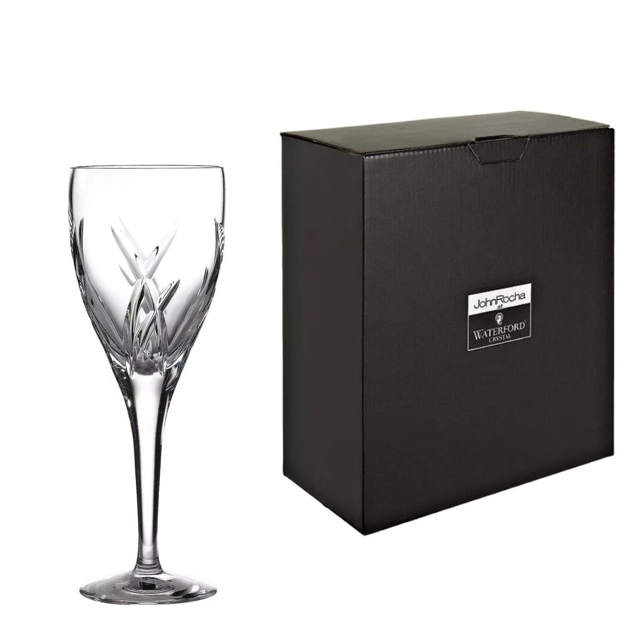 John Rocha Crystal Signature Red Wine Pair by Waterford  John Rocha contemporary collection Signature Red Wine Glasses. John Rocha's name is synonymous with simple, elegant and modern design which captures the clarity and purity expected of Waterford Crystal.