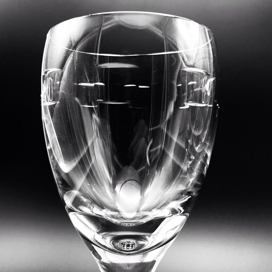 John Rocha Geo White Wine Glass Hat Box Set 6