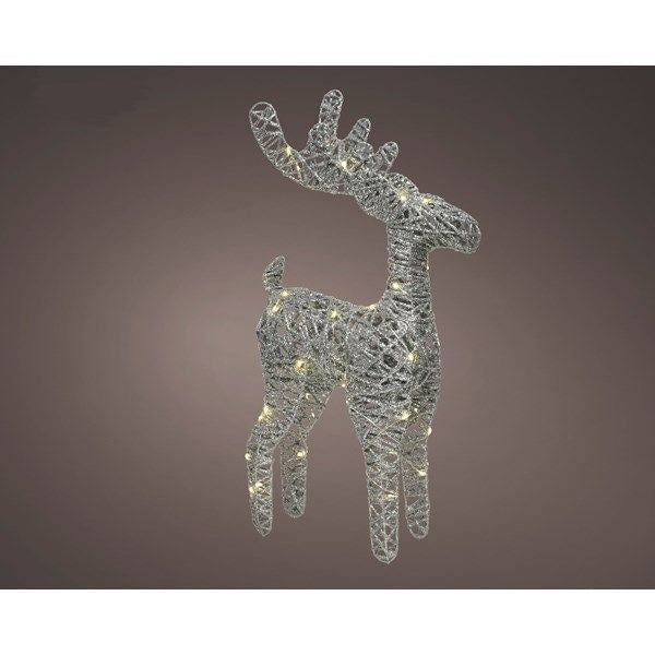 Kaemingk Christmas Micro LED Paper Deer - Indoor  Kaemingk surprises Christmas lovers all over the world with thousands of new innovative items each year. They specialises in beautifully detailed Christmas Ornaments and holiday seasonal decor. The catchy collections are contemporary, attractive and of high quality.